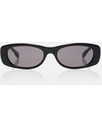 Fendi - Ff Squared Oval Sunglasses - Lyst
