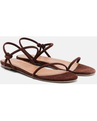STAUD - Laurel Suede Sandals - Lyst