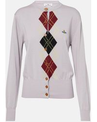 Vivienne Westwood - Cardigan Aus Baumwolle Und Wolle - Lyst
