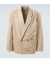 Lemaire - Blazer Oversized En Denim - Lyst