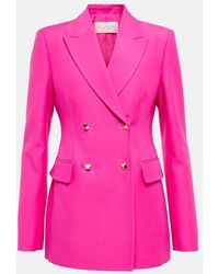 Valentino - Jacke aus Crepe Couture - Lyst