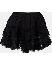 Isabel Marant - Jocadia Floral Lace Shorts - Lyst