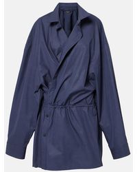 Balenciaga - Mini Shirt Dress - Lyst