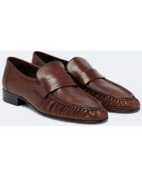 The Row - Soft Leather Loafers - Lyst