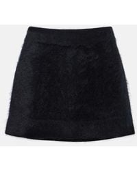 Dorothee Schumacher - Fluffy Statement Wool-Blend Miniskirt - Lyst