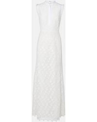 Giambattista Valli - Robe Longue En Macrame - Lyst
