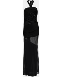 Tom Ford - Paneled Semi-sheer Cutout Gown - Lyst