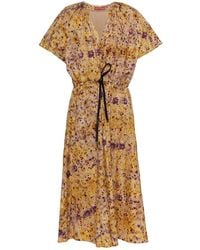 Altuzarra - Romy Floral Cotton Midi Dress - Lyst