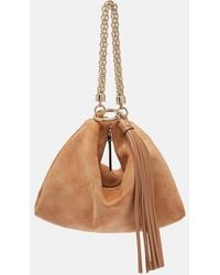 Jimmy Choo - Callie Suede Clutch - Lyst