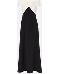 Roland Mouret - Off-Shoulder Cady Maxi Dress - Lyst