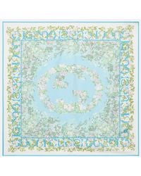 Gucci - Tuch Gg Aus Seiden-Twill - Lyst