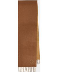 Loewe - Anagram Embroidered Wool And Cashmere Scarf - Lyst