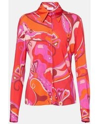 PUCCI - Camicia Orchidee - Lyst