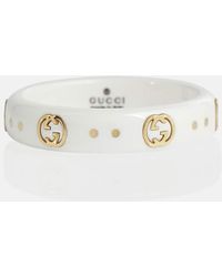 Gucci - Anillo Icon con GG en oro de 18 ct - Lyst
