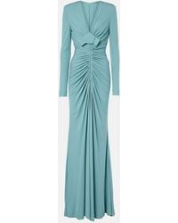 Elie Saab - Robe Aus Jersey - Lyst