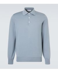 Brunello Cucinelli - Cotton Polo Sweater - Lyst
