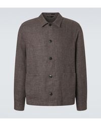Sunspel - Cotton And Linen Jacket - Lyst