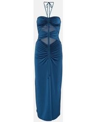 JADE Swim - Kira Halterneck Cutout Midi Dress - Lyst