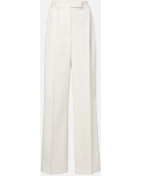 Rohe - Wool-Blend Wide-Leg Pants - Lyst