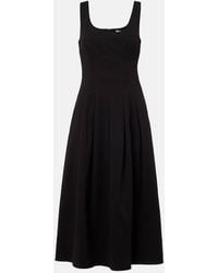 Proenza Schouler - Shelby Cotton-Blend Midi Dress - Lyst