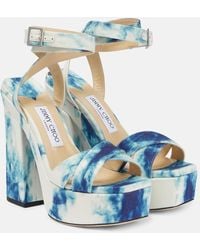 Jimmy Choo - Gaia 140 Platform Sandals - Lyst