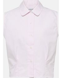 Thom Browne - Sleeveless Cotton Shirt - Lyst
