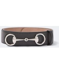 Gucci - Horsebit 1955 Leather Belt - Lyst