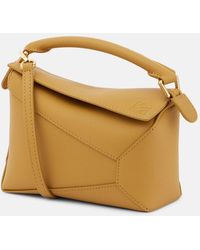 Loewe - Puzzle Edge Mini Leather Shoulder Bag - Lyst