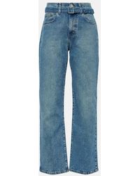 Proenza Schouler - Ellsworth Mid-rise Straight Jeans - Lyst