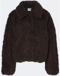 Vince - Cropped Boucle Blouson Jacket - Lyst