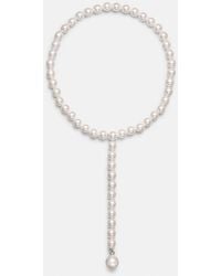 Sophie Bille Brahe - La Belle 14Kt Necklace With Pearls - Lyst