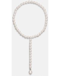 Sophie Bille Brahe - La Belle 14Kt Necklace With Pearls - Lyst