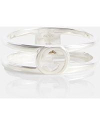 Gucci - Interlocking G Sterling Ring - Lyst