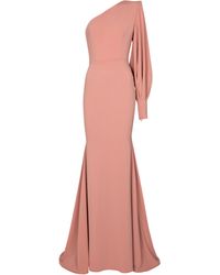 Alex Perry One-Shoulder-Robe Marin aus Crêpe - Pink