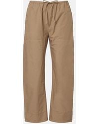 Leset - Kyoto Cotton Wide-Leg Pants - Lyst