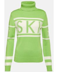 Perfect Moment - Schild Intarsia Wool Sweater - Lyst