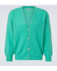 AURALEE - Cashmere, Wool, And Silk Cardigan - Lyst