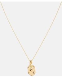 Alighieri - The Sleeping Sapphires 24kt Gold-plated Necklace With Sapphires - Lyst
