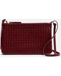Bottega Veneta - Intrecciato Leather Crossbody Bag - Lyst