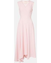 ROKSANDA - Miral Asymmetric Satin Midi Dress - Lyst