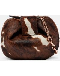 Gabriela Hearst - Demi Small Calf Hair Clutch - Lyst