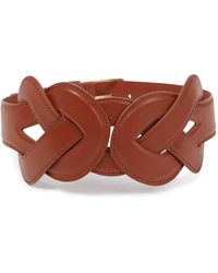 Altuzarra Loopy Leather Belt - Brown