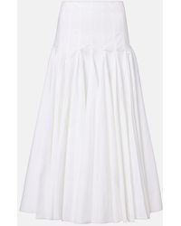 Jacquemus - Cotton Jersey Midi Skirt - Lyst