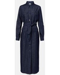 Dries Van Noten - Denim Shirt Dress - Lyst