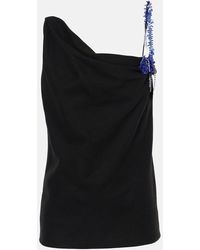 Dries Van Noten - Verziertes Top Aus Wolle - Lyst