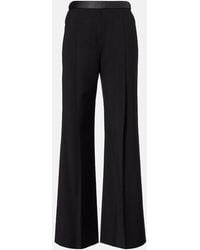Loewe - Wool Wide-Leg Pants - Lyst