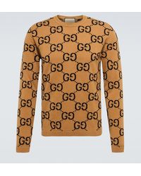 Gucci - Maglione in jacquard di lana GG - Lyst