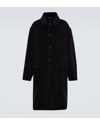 Balenciaga Mantel aus einem Wollgemisch - Schwarz