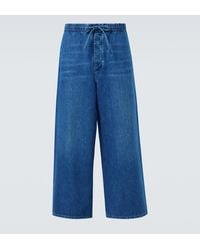 Loewe - Paula's Ibiza Cropped Wide-Leg Jeans - Lyst