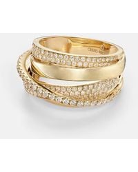 SHAY - Orbit 18Kt Ring With Diamonds - Lyst